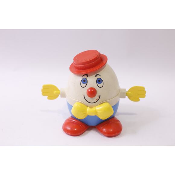 Fisher-Price, Humpty Dumpty, Pull Along, Vintage, Plastic, Toy, ~ 251107-WH 1395 - Picture 1 of 4